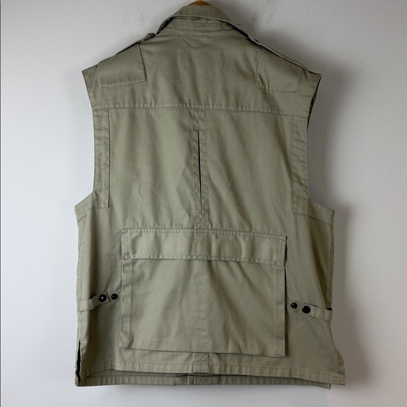Vintage Tilley Khaki Utility Vest Size Large - Picture 3 of 7